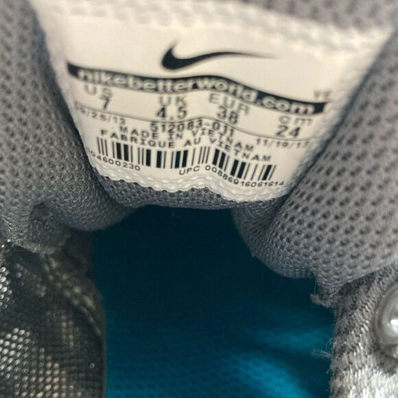 NIKE AIR 7 Relentless 2 Grey / Blue Running Shoes - Picture 3 of 11